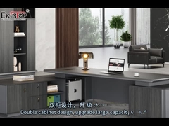 Mobília em forma de L moderna da mesa de escritório para o ODM do diretor Gerente CEO Boss