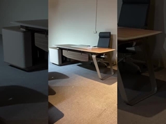 Mesa de escritório ecológica de madeira para escritório em casa