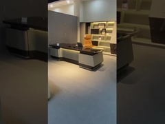 Mobília em forma de L moderna da mesa de escritório para o ODM do diretor Gerente CEO Boss