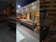 Mobília em forma de L moderna da mesa de escritório para o ODM do diretor Gerente CEO Boss