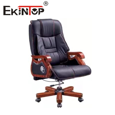 O plutônio da cadeira do escritório de Leather Swivel Executive do gerente de Morden acolchoou Seat customizável