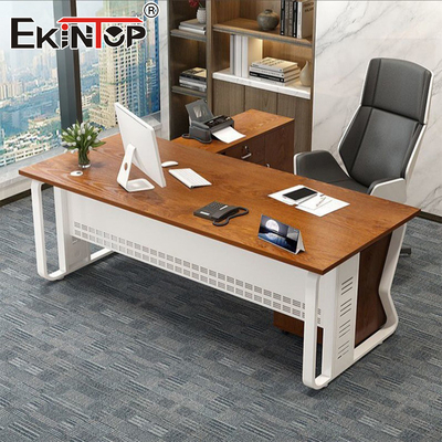 Desconto Preço Design Moderno Escritório Walnut Escritório sob medida