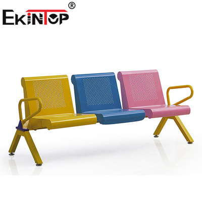 Cadeira de espera 3 Seater do coxim do PVC confortável para o ODM da estação de trem