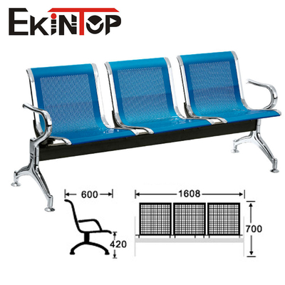 Cadeira do aeroporto de Ekintop 3 Seater, cadeiras da sala de espera do escritório para a escola pública