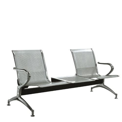 Material de couro sintético de aço de espera da cadeira de 2 Seat para o ODM do OEM do hospital