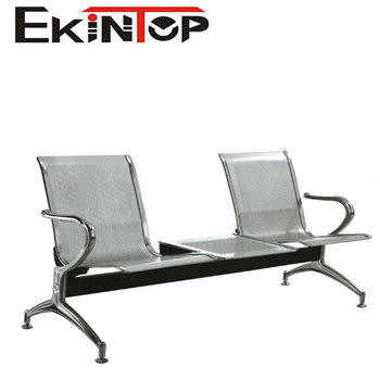 Material de couro sintético de aço de espera da cadeira de 2 Seat para o ODM do OEM do hospital