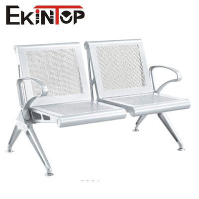 Material de couro sintético de aço de espera da cadeira de 2 Seat para o ODM do OEM do hospital