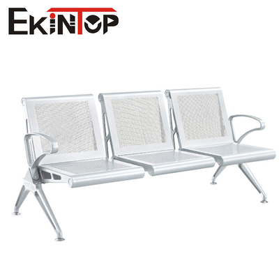 Cadeira de aço inoxidável pública do aeroporto, cadeira da recepção de 3 Seater para a sala de espera
