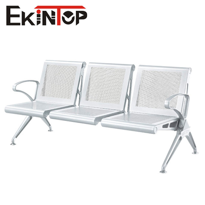 Cadeira de aço inoxidável pública do aeroporto, cadeira da recepção de 3 Seater para a sala de espera