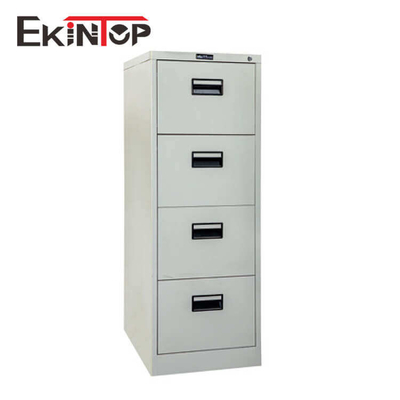 Armário de aço laminado do escritório de 4 gavetas, OEM inodoro do armário do arquivamento do metal