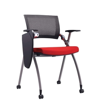 Cadeira de formação ergonômica empilhável com escrita da tabuleta para a sala de Officeworks