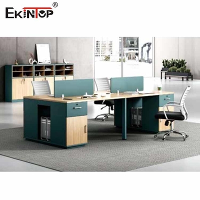 Mesa de escritório modular para funcionários por atacado multipessoal com vários assentos