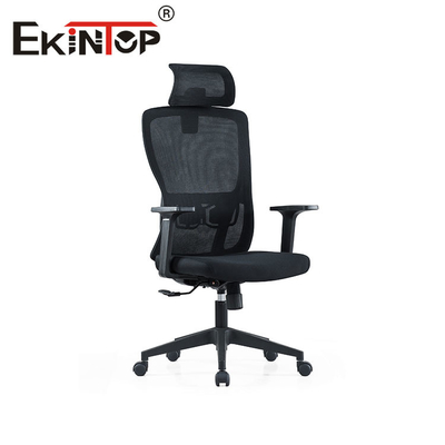 Giro ergonômico da cadeira de Officeworks da parte traseira alta com os braços 3D ajustáveis