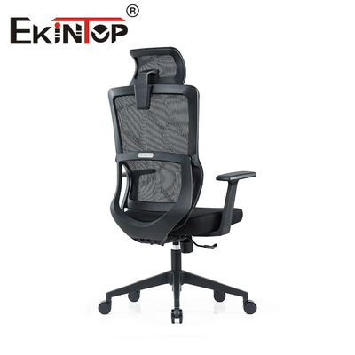 Cadeira ergonômica traseira alta do ODM do OEM, Mesh Chair With Fixed Armrest preto