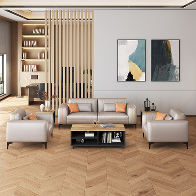Material de couro sintético do hospital modular de Sofa Set For Office Use da recepção