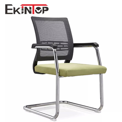 Anúncio publicitário ergonômico da cadeira do visitante de Ekintop com base de galvanização