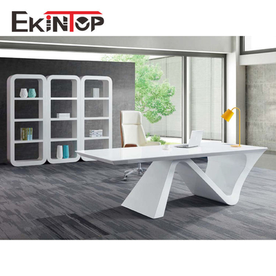Tabela executiva moderna do computador, mesa de escrita 2400x2055x750mm do mobiliário de escritório