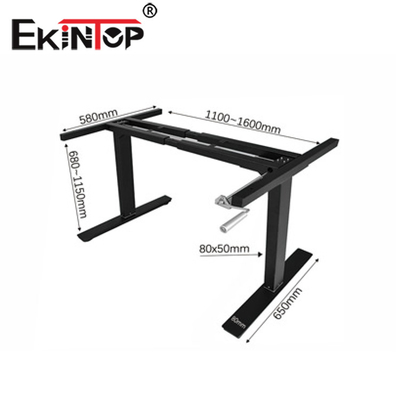 Material ajustável do metal da mesa da altura elétrica ergonômica moderna para Officeworks
