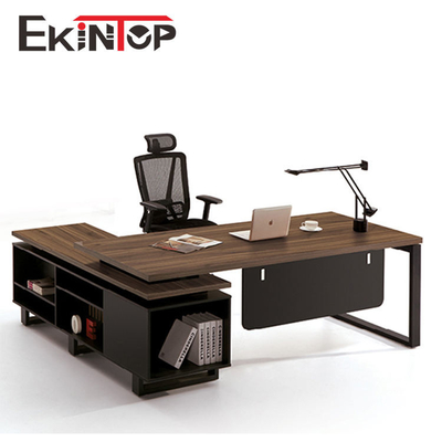 MDF moderno da mesa de gabinete executivo de Officeworks material para o CEO Manager