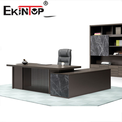 Tabela executiva moderna Multifunction, material amigável de Officeworks Eco da mesa de escritório