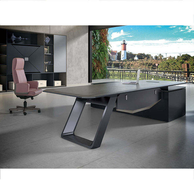 O MDF que pinta a mesa moderna de madeira do estilo para o GV executivo do gerente certificou