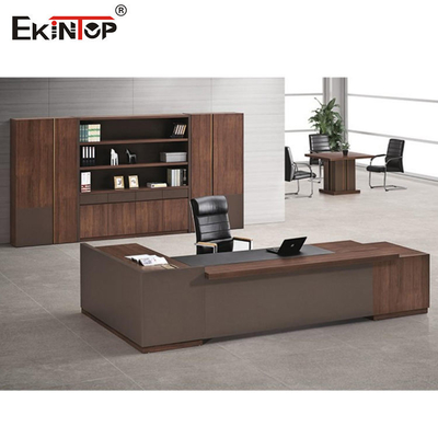 Mesas luxuosas da mobília de Officeworks, superfície lustrosa da mesa executiva contemporânea