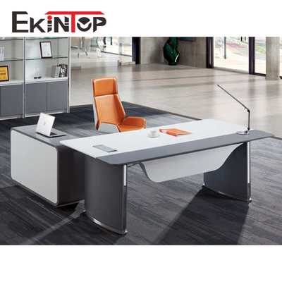Tabela executiva moderna do computador, mesa de escrita 2400x2055x750mm do mobiliário de escritório