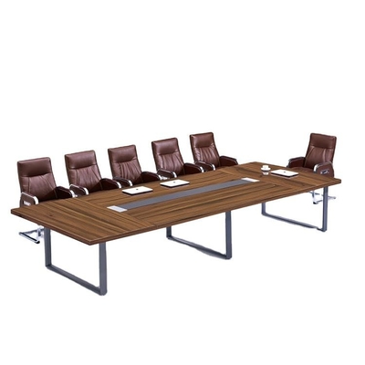 Mesa de escritório da reunião da direção do MFC, eu dou forma à tabela longa da sala de conferências para a pessoa 12