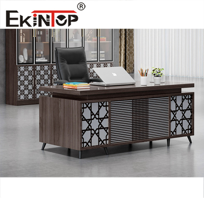 Ajuste mesa de escritório moderna em forma de L de Office Desk do gerente do CEO do executivo