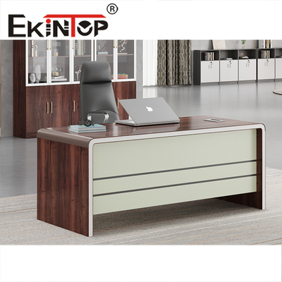 Escrivaninha de luxo Boss Mesa de escritório industrial estilo loft 1600W*800D*760mm