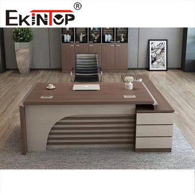 Mesa de escritório de aglomerado com mesa lateral OEM ODM móveis comerciais