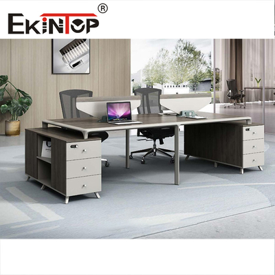 Call Center 2 4 6 Pessoas Office Workstation Desk Cubículo de escritório moderno