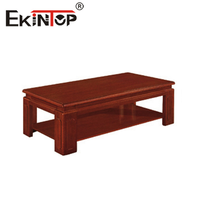 Mesa de Chá Chinesa de Duas Camadas Mesa de Chá Retangular de Pele de Madeira Mesa de Chá Simples de Madeira