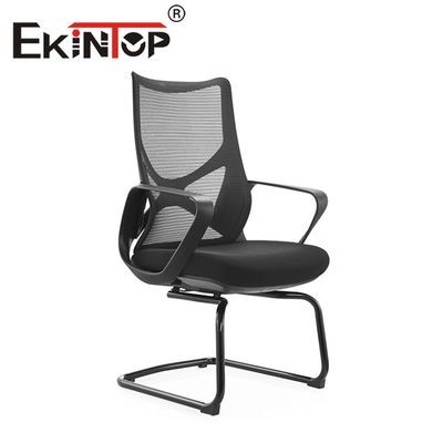 Cadeira de malha executiva moderna com encosto alto para trabalho doméstico em tecido giratório Cadeira de malha ergonômica para escritório