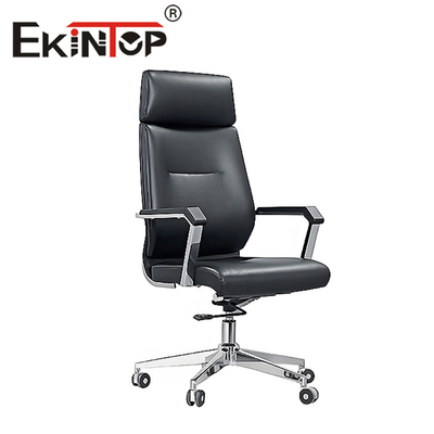 OEM moderno ergonômico de couro genuíno ajustável do estilo da cadeira do escritório