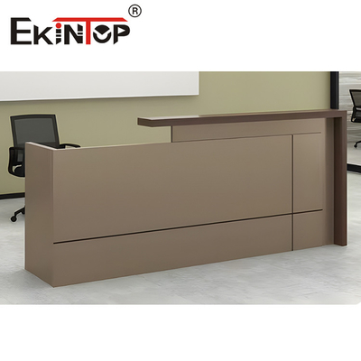 Ekintop Mesa de recepção de escritório moderna para apartamentos de hotel multifuncional