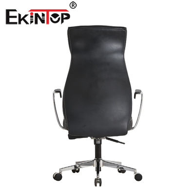 O plutônio luxuoso da cadeira de couro do escritório gerencie sobre um eixo OEM executivo ergonômico do fabricante da cadeira