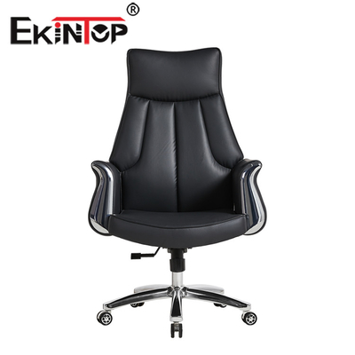 O escritório de couro ajustável do giro do plutônio preside a cadeira executiva ergonômica confortável
