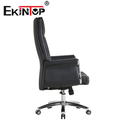 O escritório de couro ajustável do giro do plutônio preside a cadeira executiva ergonômica confortável