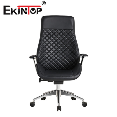 Cadeira traseira alta do gabinete executivo do giro do plutônio de Comfortable Leather Chair do fabricante de China