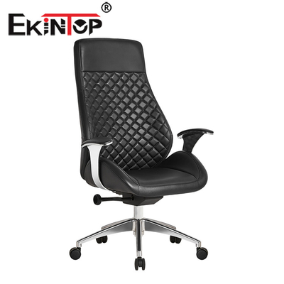 Cadeira traseira alta do gabinete executivo do giro do plutônio de Comfortable Leather Chair do fabricante de China