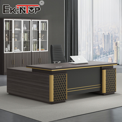 L impermeável dá forma à tabela executiva da mesa de Office Furniture Solutions do chefe do comedoiro da mesa de escritório