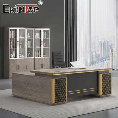 L impermeável dá forma à tabela executiva da mesa de Office Furniture Solutions do chefe do comedoiro da mesa de escritório