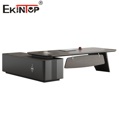 L dá forma ao MDF moderno da tabela de extensão da mesa do estilo que pinta a mesa de escritório de madeira
