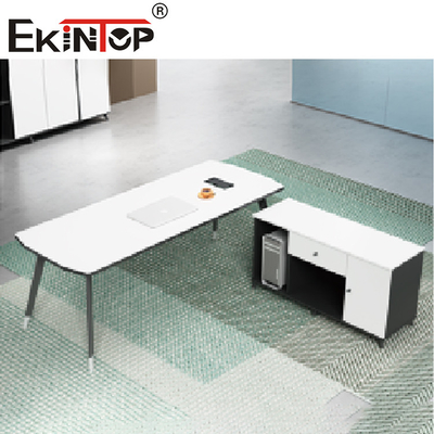 A mesa moderna L do estilo dá forma à mesa executiva luxuosa para o mobiliário de escritório
