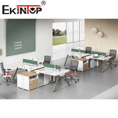 2 4 6 escritório da mesa da estação de trabalho do escritório domiciliário de 8 pessoas dividem combinado livremente