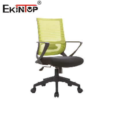 Cadeira preta de Gray High Back Mesh Office para a mesa com rodas