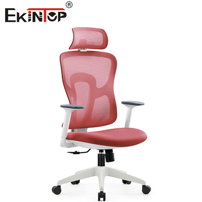 Mesh Computer Chair With Backrest ergonômico vermelho para a mobília de escritório domiciliário