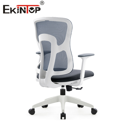 Gray Ergonomic Swivel Mesh Chair preto com a altura de Seat do braço ajustável