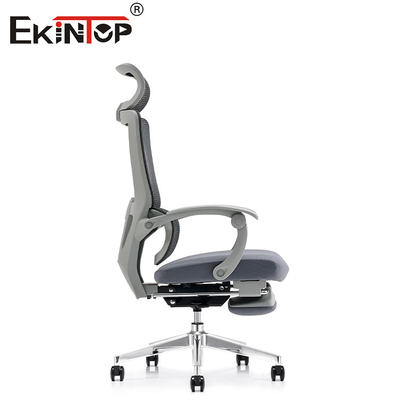 Dor nas costas padrão de Gray Office Mesh Chair For com assento da cabeceira dos rodízios